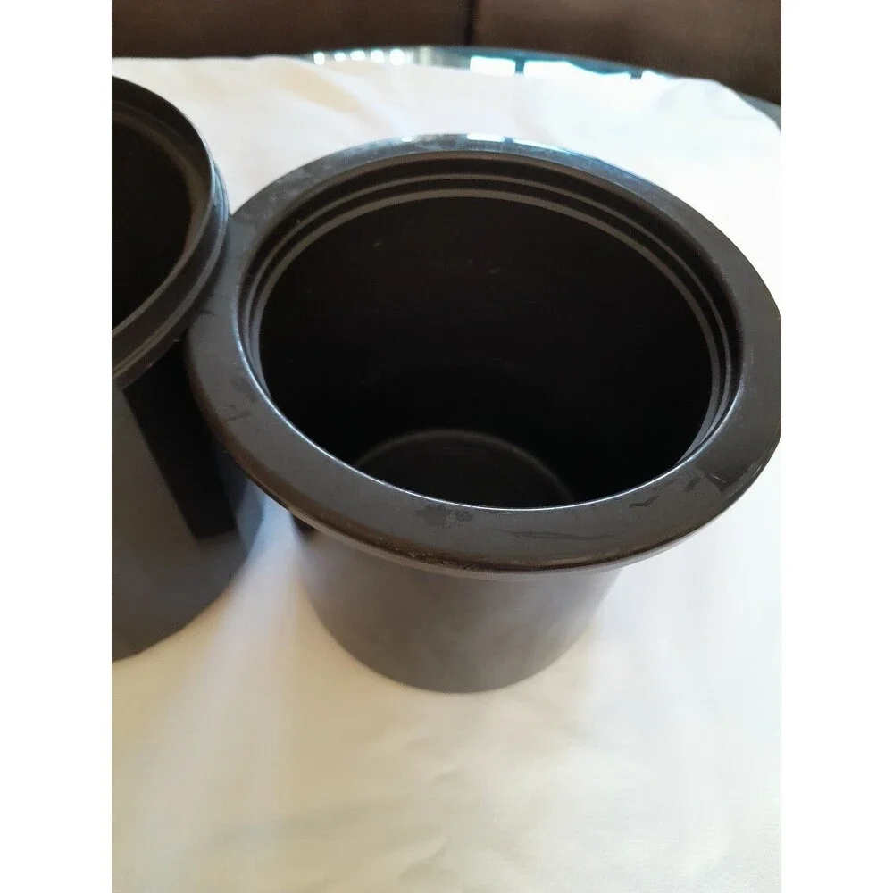 Tupperware ice bucket with tongs